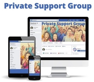 Private support group access